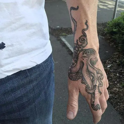 Hand tattoo trends for stylish men in 2024 15 ideas