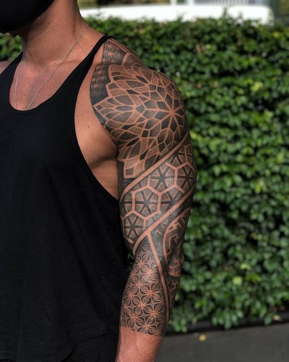 Men's full sleeve tattoos: best designs 2024 15 ideas