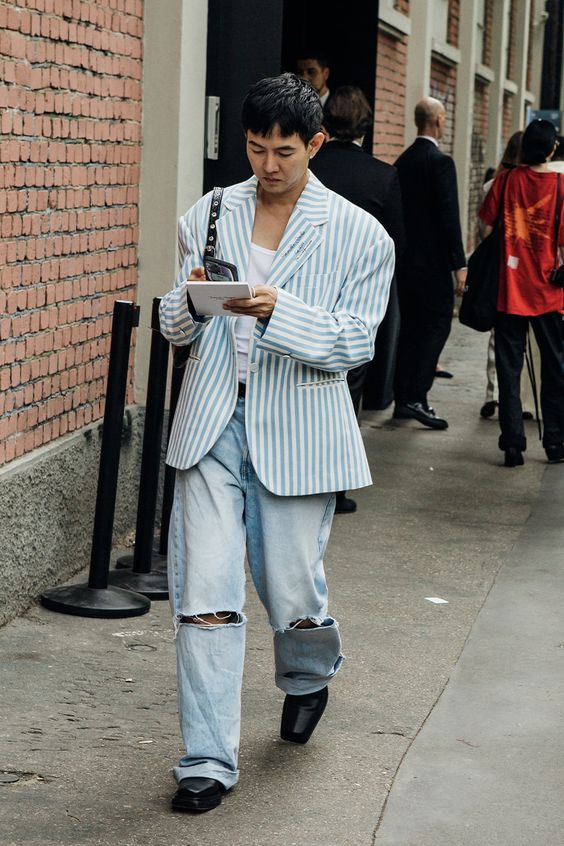 Men's street style 2024: Trends from urban to vintage style 15 ideas