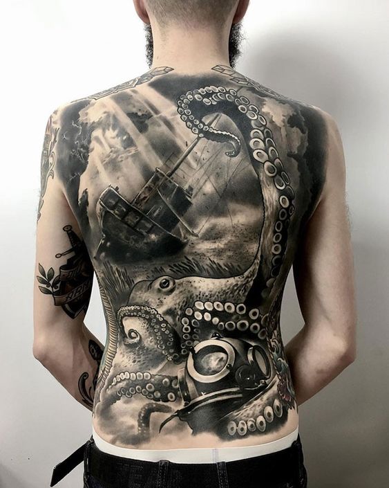Epic full back tattoos for men: 2024 masterpieces 15 ideas