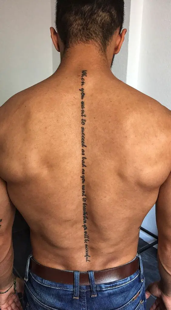 2024 Men's Spine Tattoos: 15 Unique Ideas and Designs