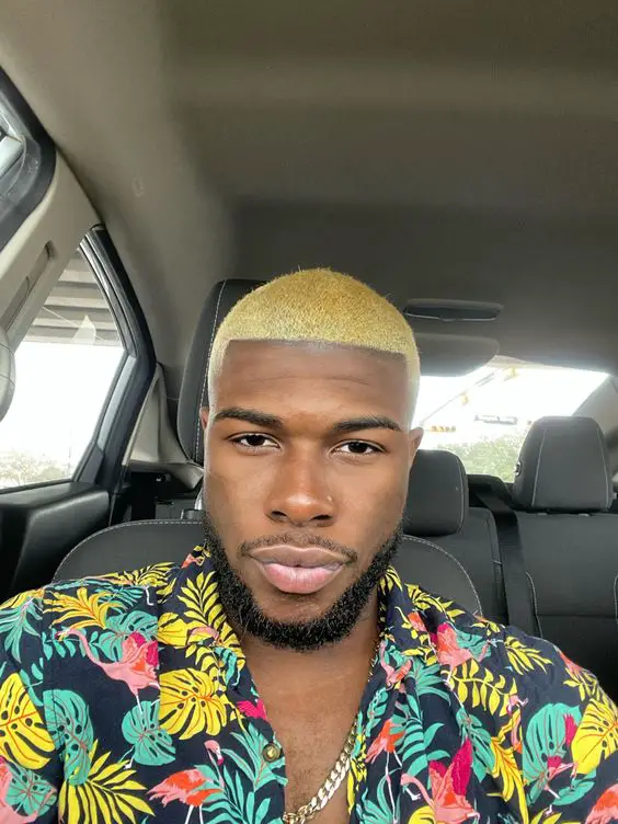 Spring 2024 hair coloring trends for fashion-conscious black men 15 ideas