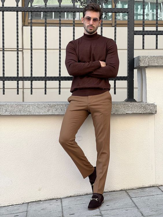 Mastering Brown Outfits: A guide to stylish clothing for men 15 ideas