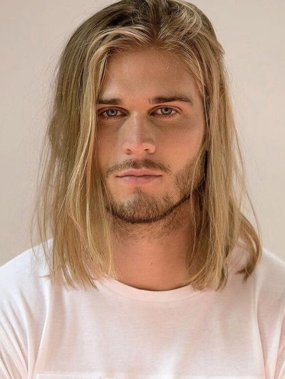 Trendy men's hairstyles for long-haired blondes in 2024 16 ideas