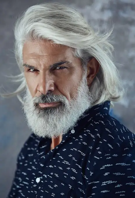 Embodying silver: hairstyles for stylish men over 50 15 ideas