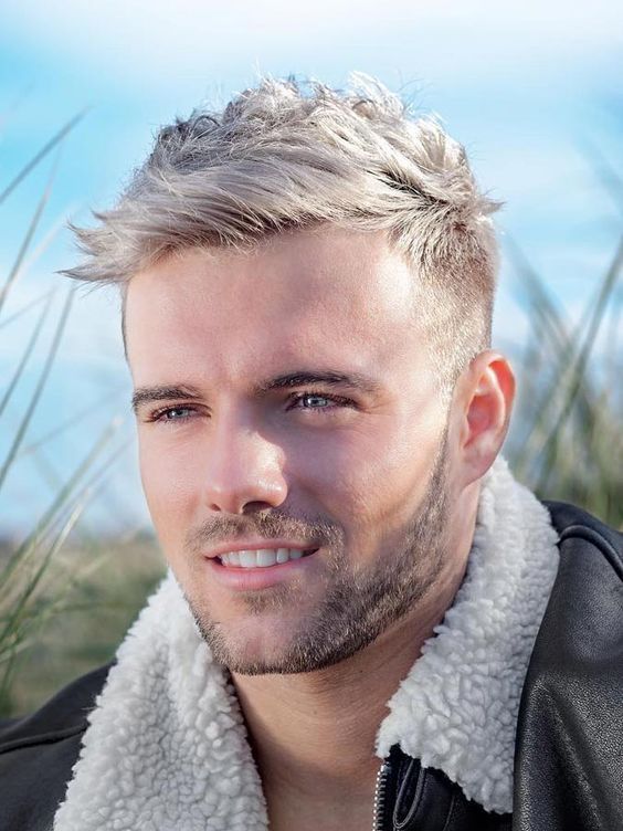 Stylish men's haircuts for short blondes: Fashionable and versatile looks 15 ideas