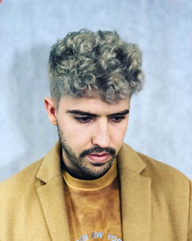 Stylish haircuts for curly gray hair for the modern man 15 ideas