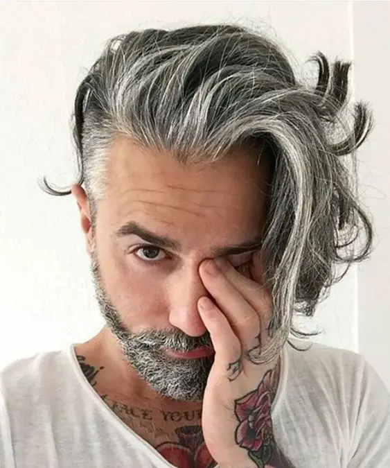 Embodying silver: hairstyles for stylish men over 50 15 ideas