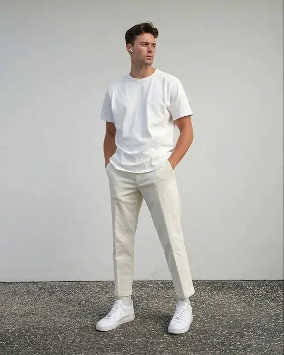 White outfit inspiration for the modern man 15 ideas