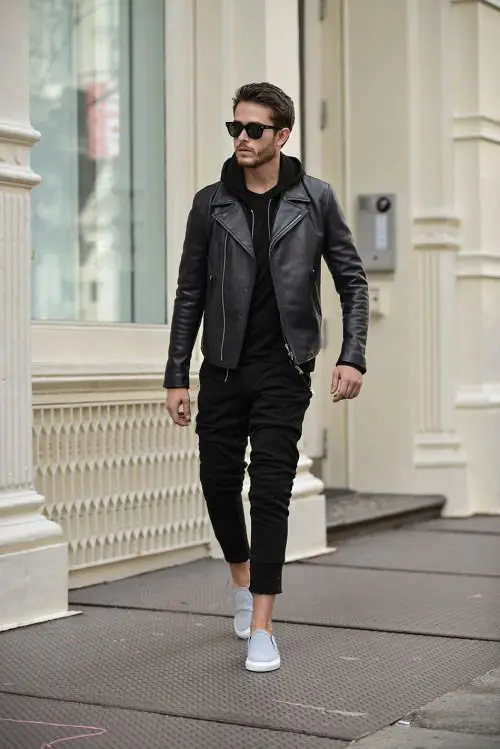 Men's all-black outfits: From casual to formal elegance 15 ideas