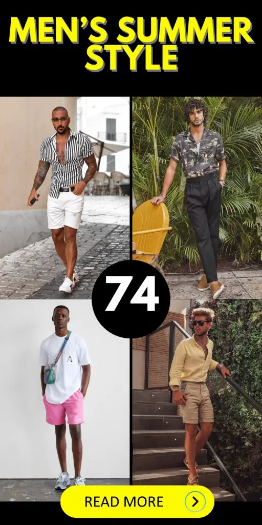 Top men's summer styles of 2024: Beach and street chic 74 ideas