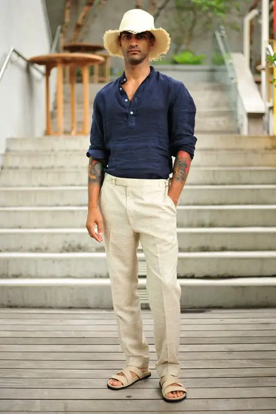 Top men's summer styles of 2024: Beach and street chic 74 ideas