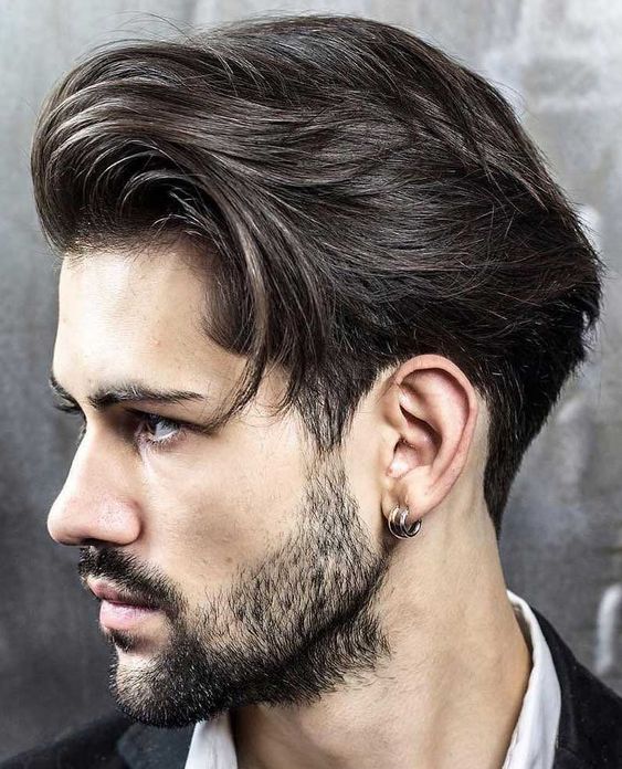 Trendy hairstyles with long bangs for men 2024 15 ideas
