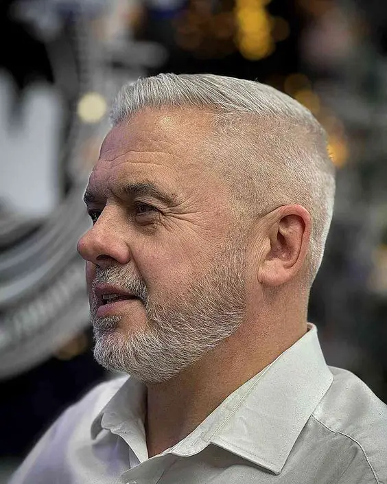 Stylish haircuts and beards for men over 50 on trend 45 ideas