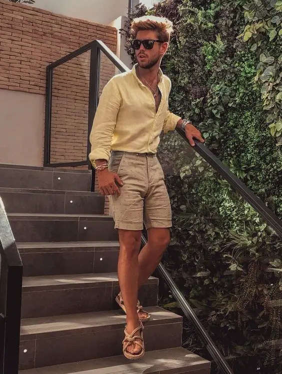 Top men's summer styles of 2024: Beach and street chic 74 ideas