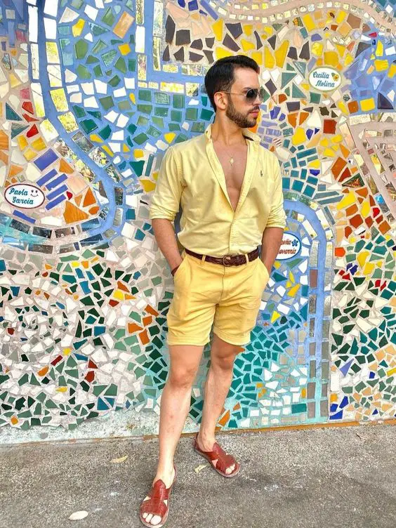 Top men's summer styles of 2024: Beach and street chic 74 ideas