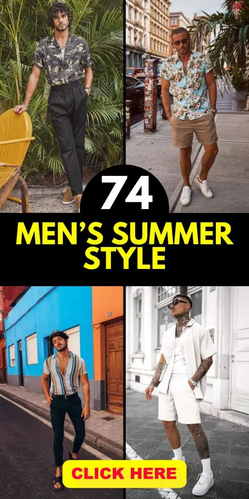 Top men's summer styles of 2024: Beach and street chic 74 ideas