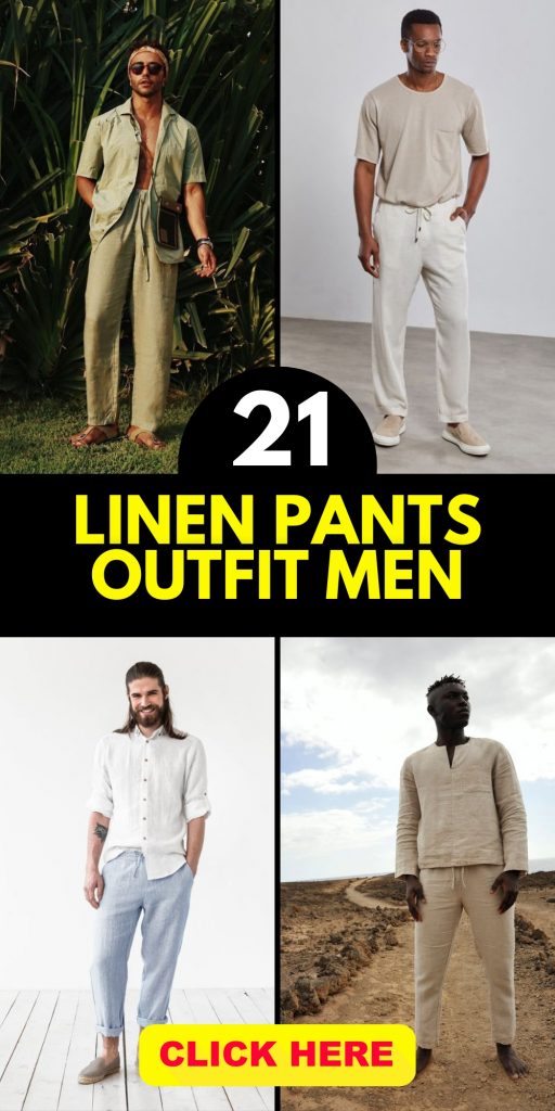 Men's linen trousers 21 ideas: Style for the beach and formal events