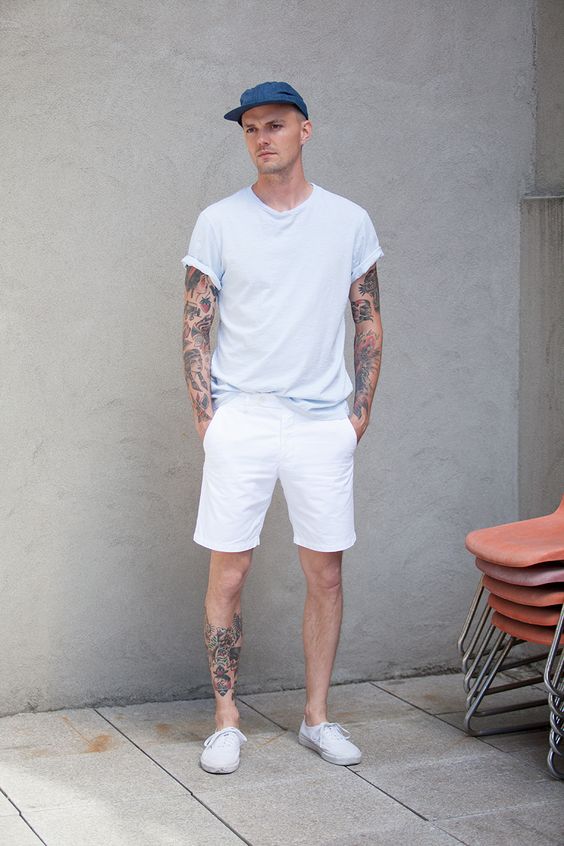 Fashionable summer outfits for men in Street Style 25 ideas