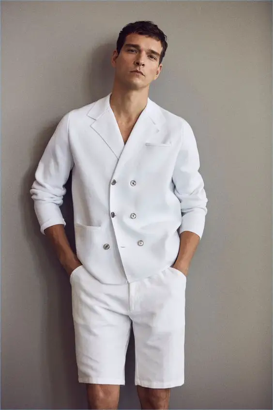 Inspiration for the modern man in an all-white outfit 23 ideas