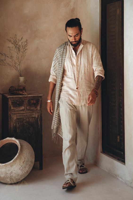 Men's linen trousers 21 ideas: Style for the beach and formal events