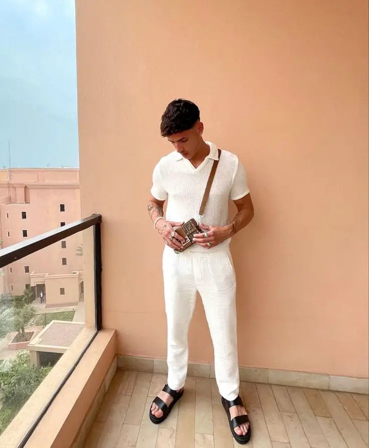 Inspiration for the modern man in an all-white outfit 23 ideas