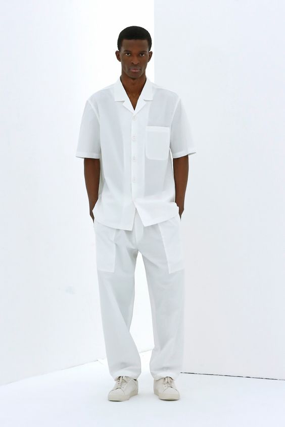 Inspiration for the modern man in an all-white outfit 23 ideas