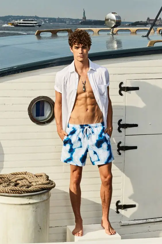 Men's swim trunks: Chic styles for beach and surf 22 ideas