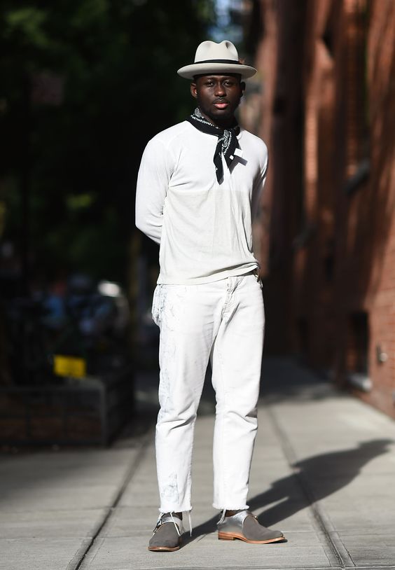 Inspiration for the modern man in an all-white outfit 23 ideas