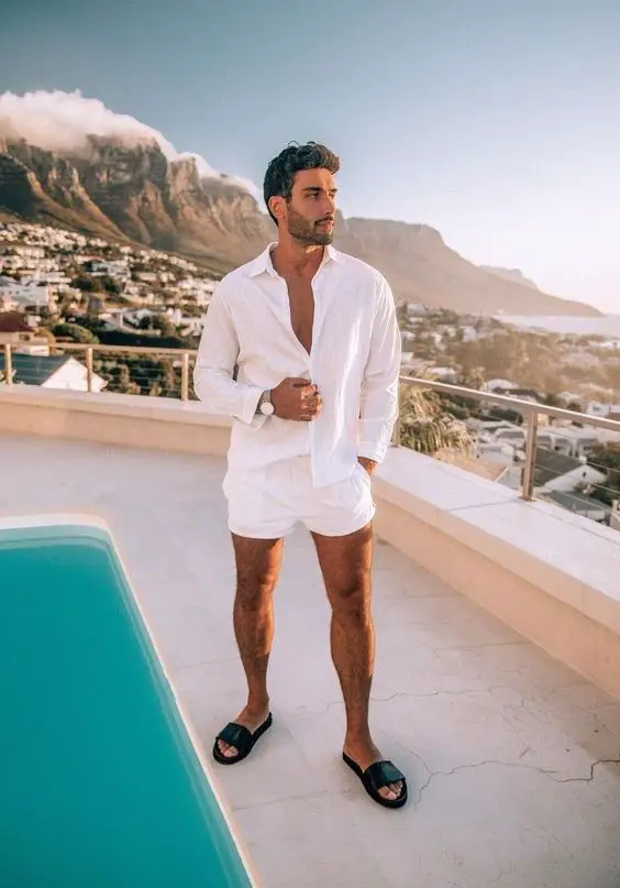 Inspiration for the modern man in an all-white outfit 23 ideas