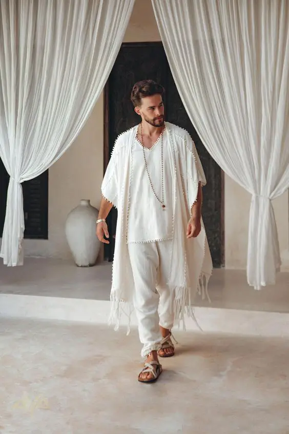 Inspiration for the modern man in an all-white outfit 23 ideas