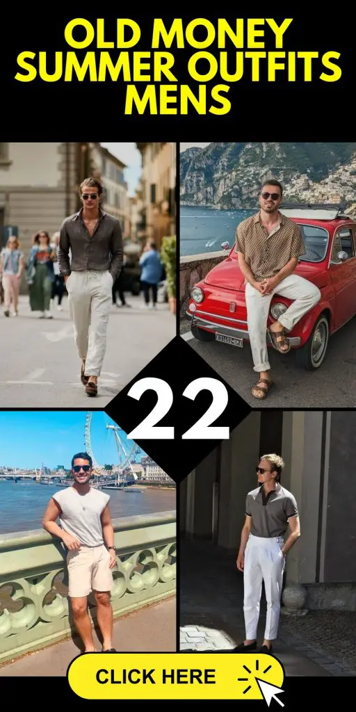 Old Money Summer 22 ideas for men's clothing guide
