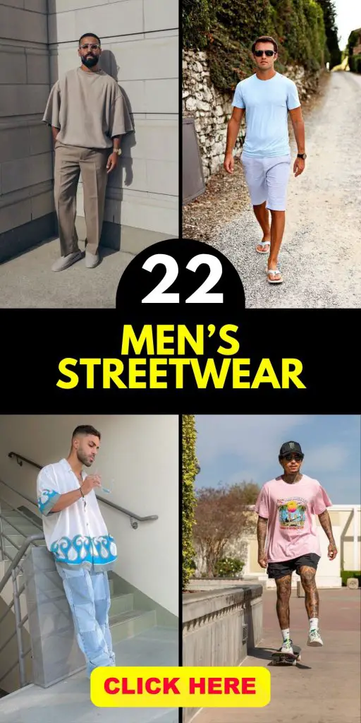 Men's streetwear 22 ideas: Summer vibes and urban wear