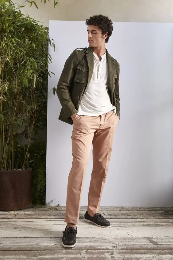 Stylish men's summer outfits: Linen jeans and more 21 ideas