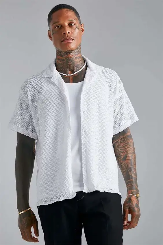 23 Mesh Shirt Styles for Men: From Goth to Chic