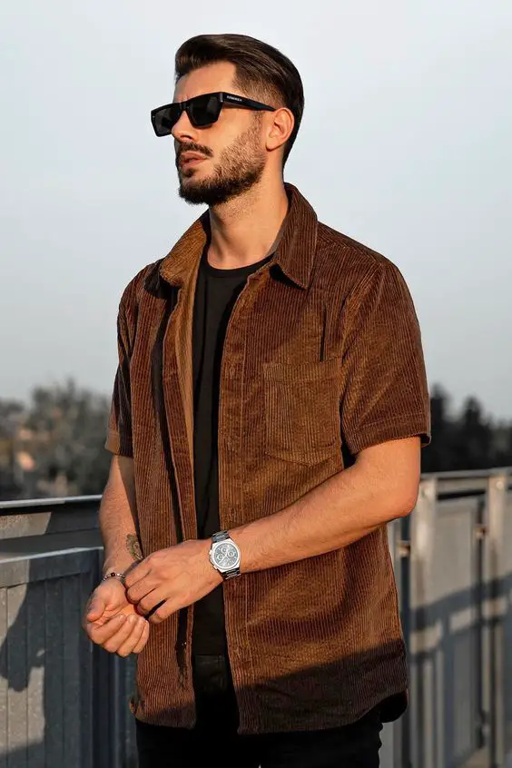 Men's Corduroy Shirts: Style Guide and Tips 22 ideas