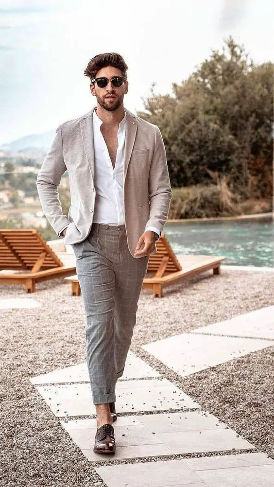 Summer cocktail outfits 23 ideas: Elegant masculine style for parties