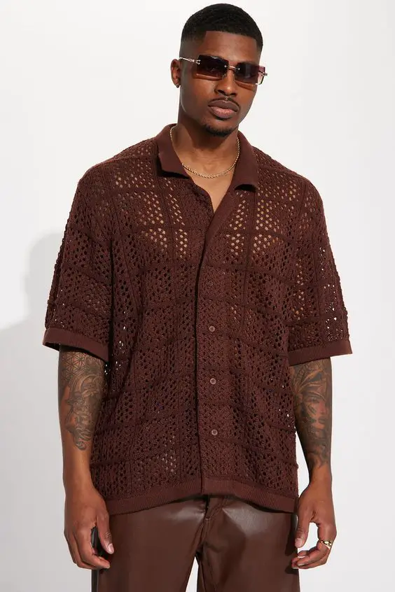 Explore men's lace shirts: Styles, colors and fashion tips 22 ideas