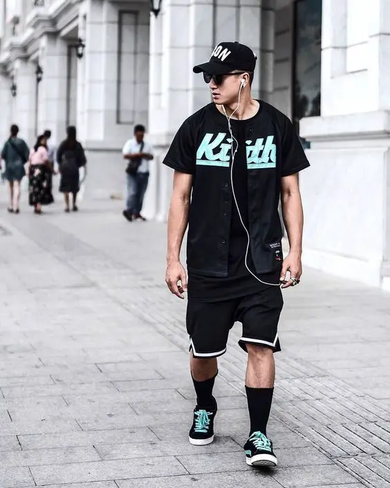 Men's summer black shorts and streetwear trends 22 ideas
