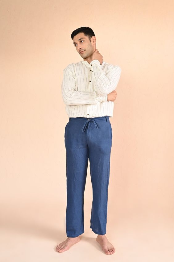 Stylish men's summer outfits: Linen jeans and more 21 ideas