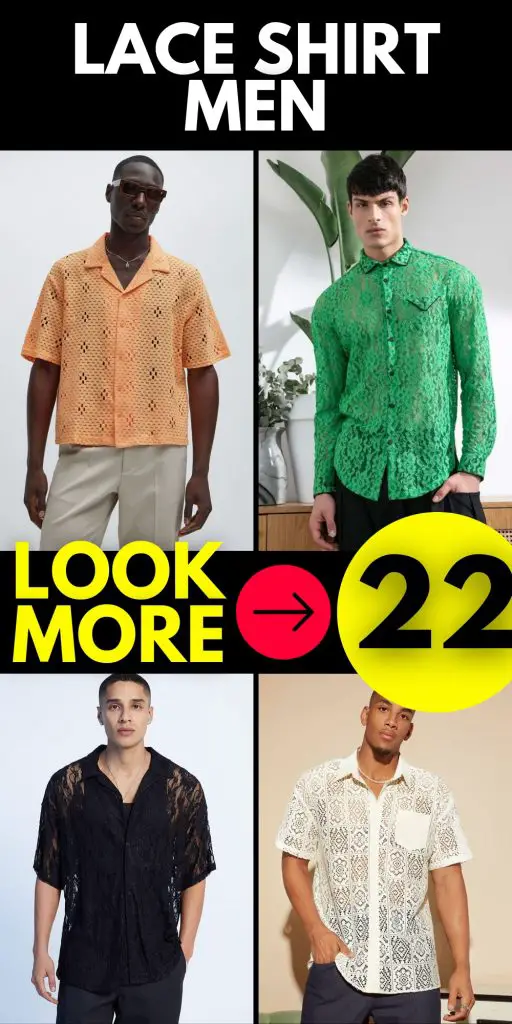 Explore men's lace shirts: Styles, colors and fashion tips 22 ideas