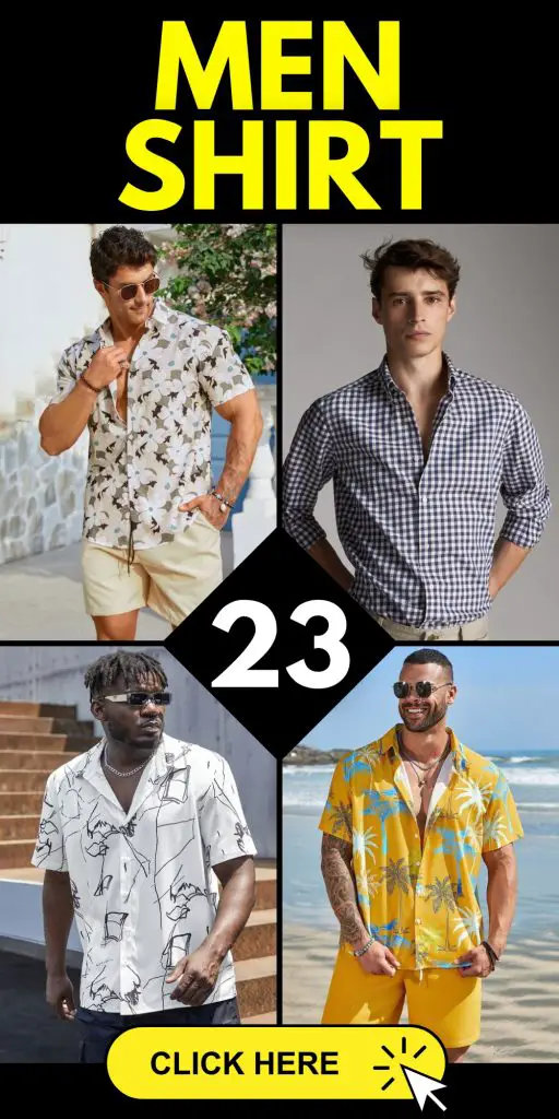 Explore men's shirts: Styles, patterns and fashion trends 23 ideas