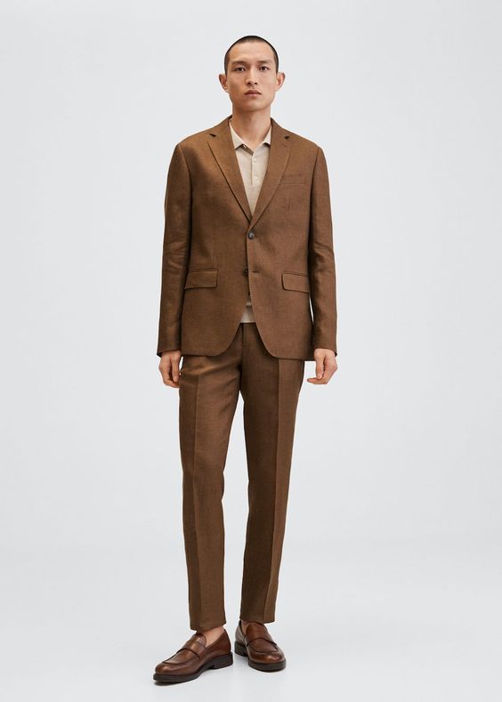 Explore 23 Elegant Brown Suit Ideas for Men: From Wedding to Casual Styles