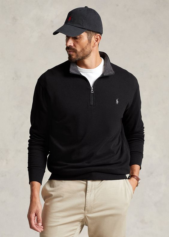 20 Stylish Polo Hoodie Mens Outfits by Ralph Lauren: Pink, Blue, and Black Ideas