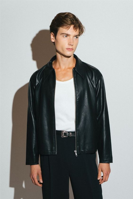22 ideas for stylish men's leather jackets: Trends and seasonal fashions
