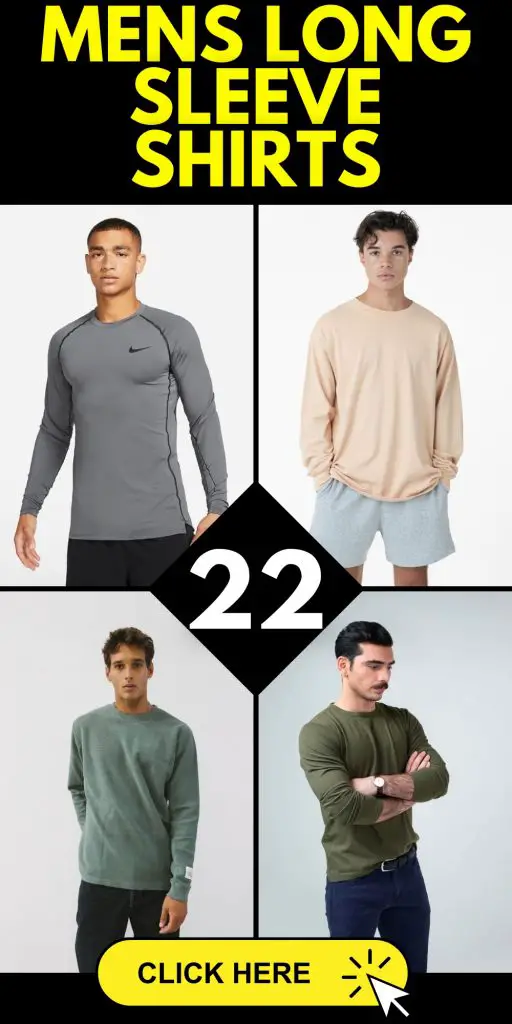Top 22 men's long sleeve shirt ideas: Trendy outfits, styles and fashion tips