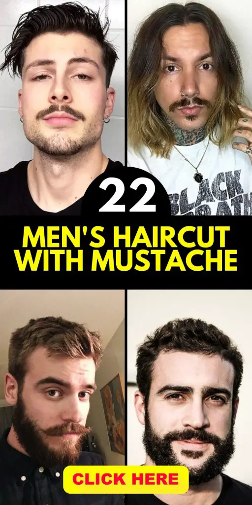 Explore the Best Men's Haircuts with Mustaches: 22 Stylish and Trendy Ideas
