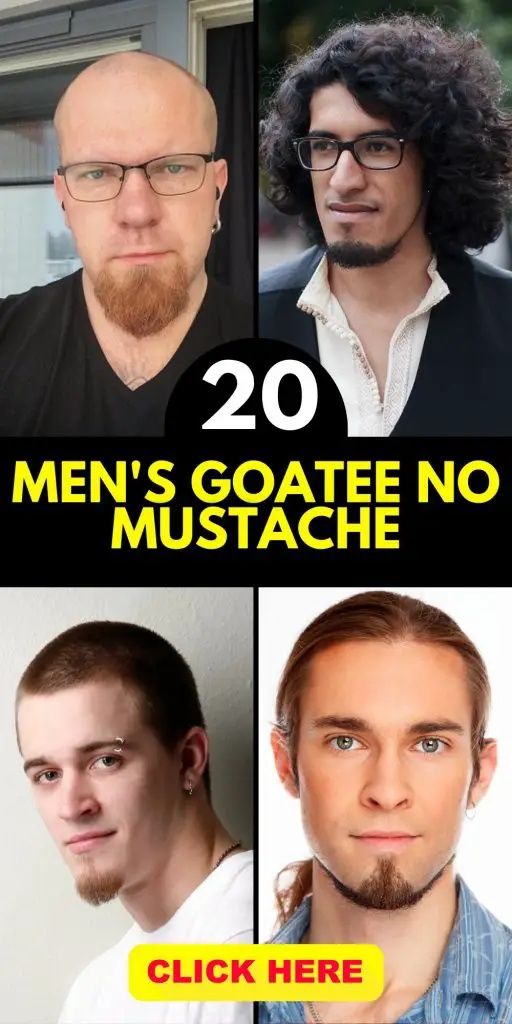 20 Stylish Goatee No Mustache Ideas for Men: Black, White, Latino, and More