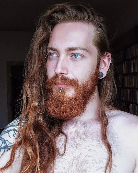 22 Ideas Inspiring Styles for Men's Long Hair with Mustache: Goatees, Beards & More