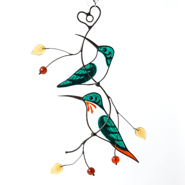 Exquisite Stained Glass Hummingbirds: Art That Elevates Any Space